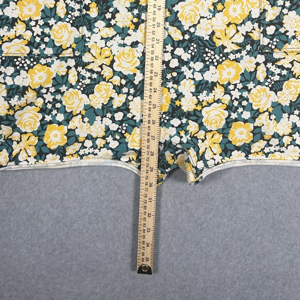 Free People Movement Romper Floral Print Medium Yellow Blue Sleeveless Relaxed - Picture 5 of 10
